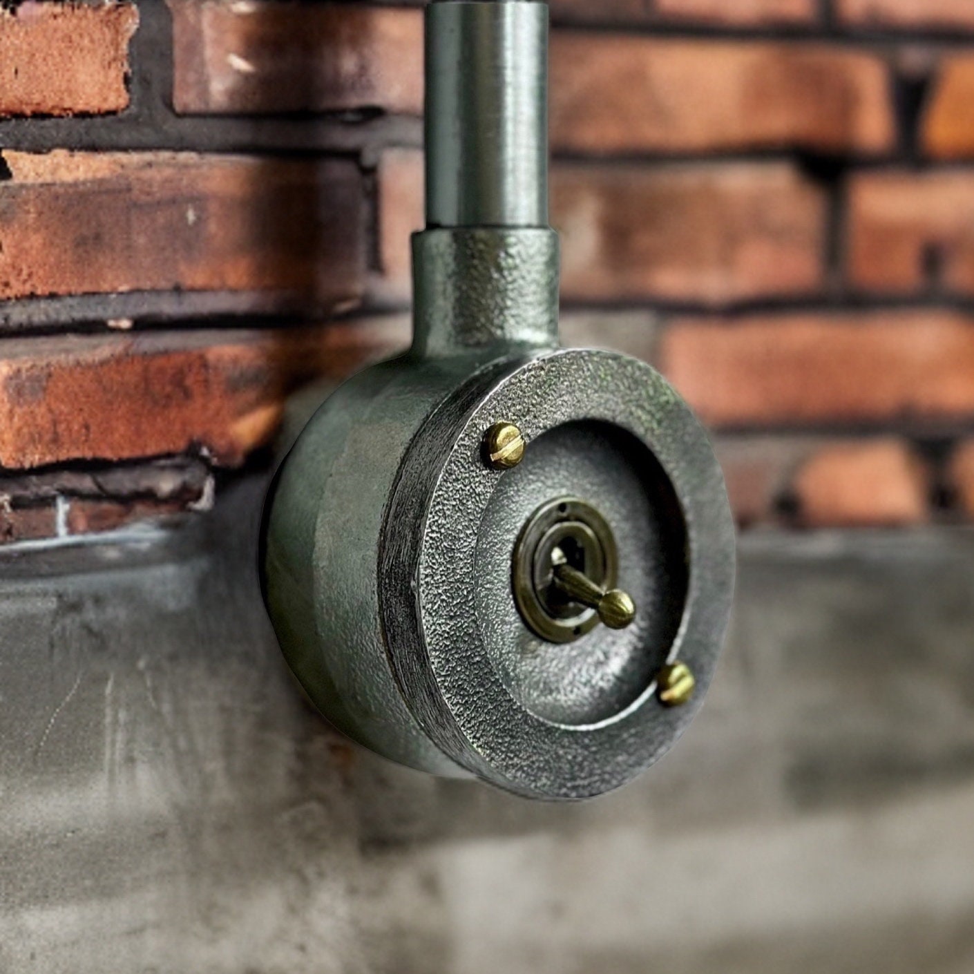 Single Gang Solid Cast Conduit Metal Conduit Light Switch Industrial 2 Way - BS EN Approved Vintage Crabtree 1950’s Style