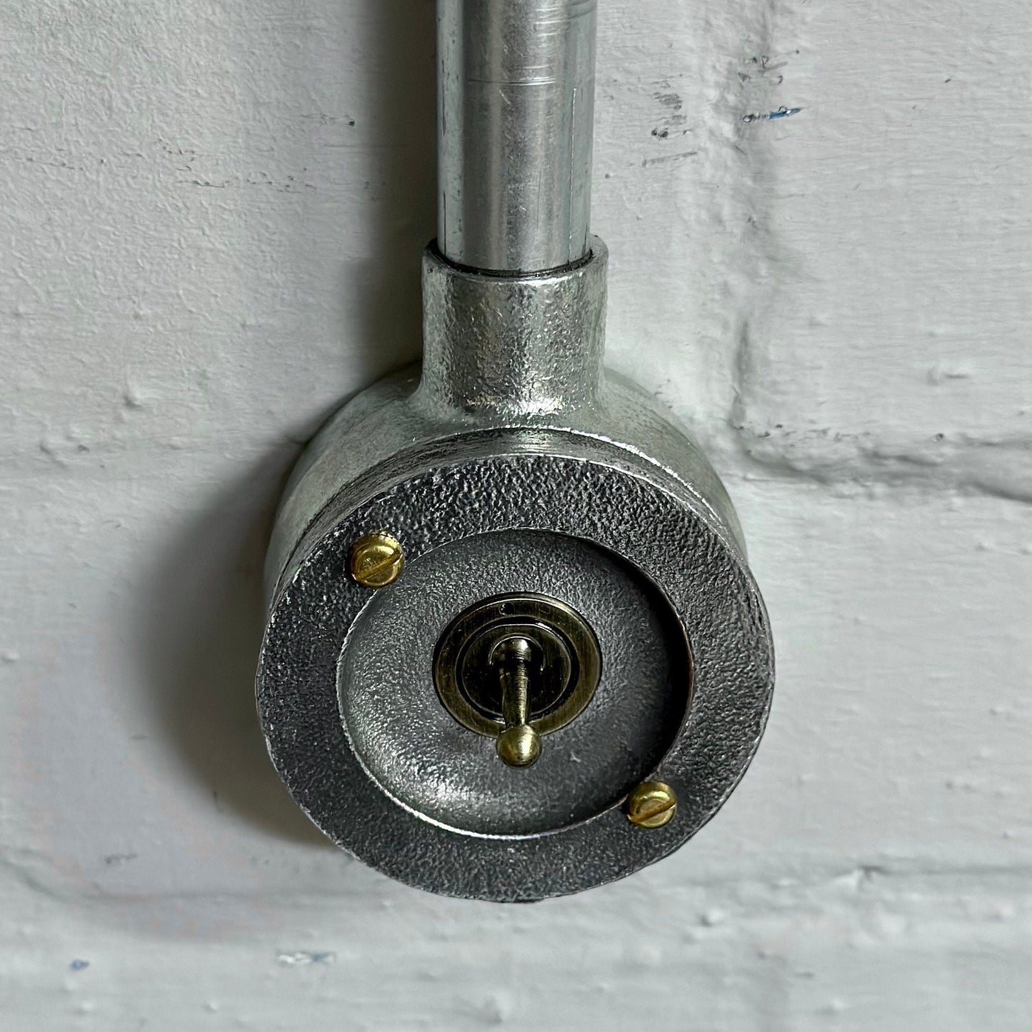 Single Gang Solid Cast Conduit Metal Conduit Light Switch Industrial 2 Way - BS EN Approved Vintage Crabtree 1950’s Style