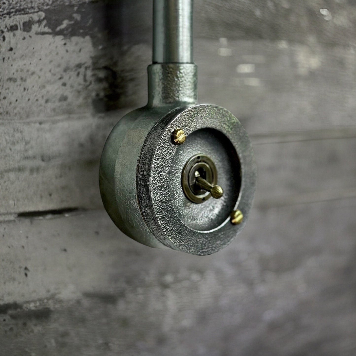 Single Gang Solid Cast Conduit Metal Conduit Light Switch Industrial 2 Way - BS EN Approved Vintage Crabtree 1950’s Style