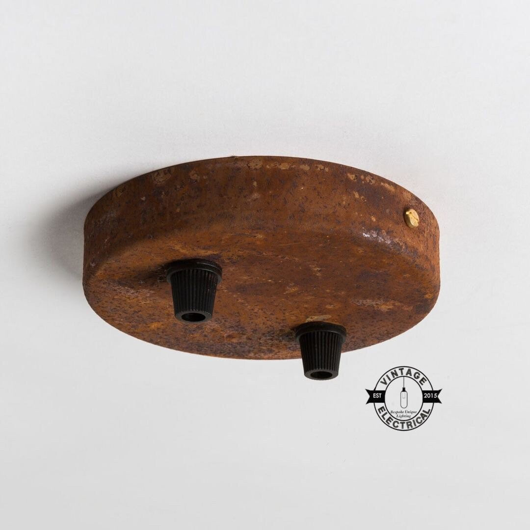 Rusted Ceiling Rose Single Or Seven Outlet