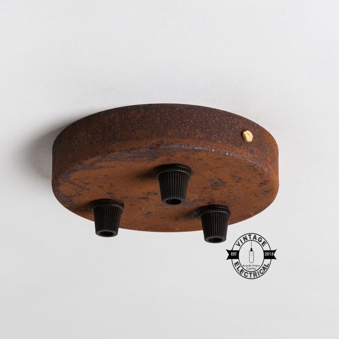 Rusted Ceiling Rose Single Or Seven Outlet
