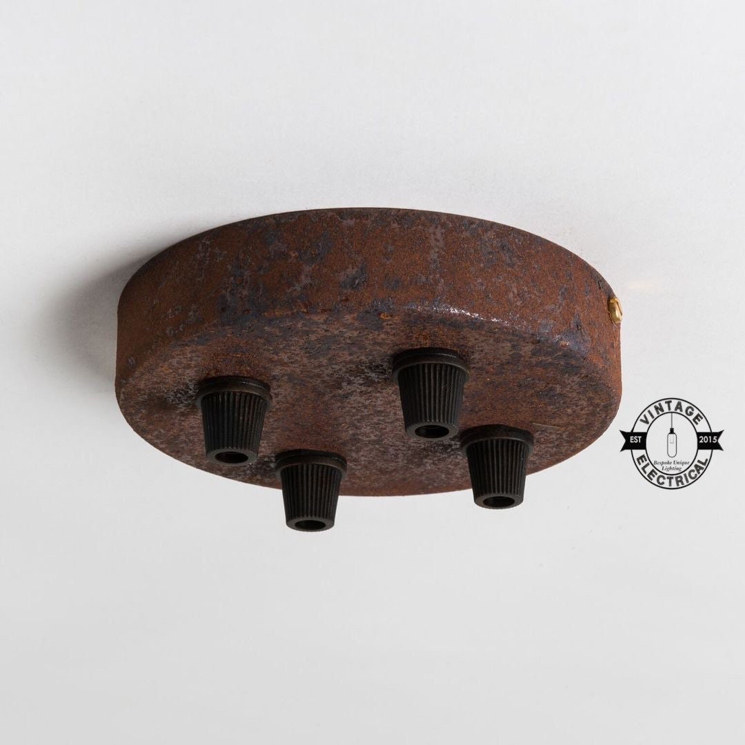 Rusted Ceiling Rose Single Or Seven Outlet