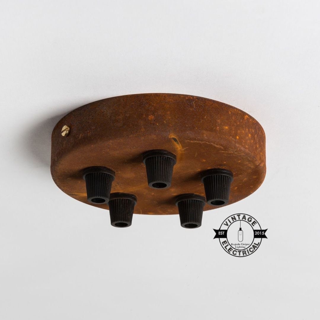 Rusted Ceiling Rose Single Or Seven Outlet