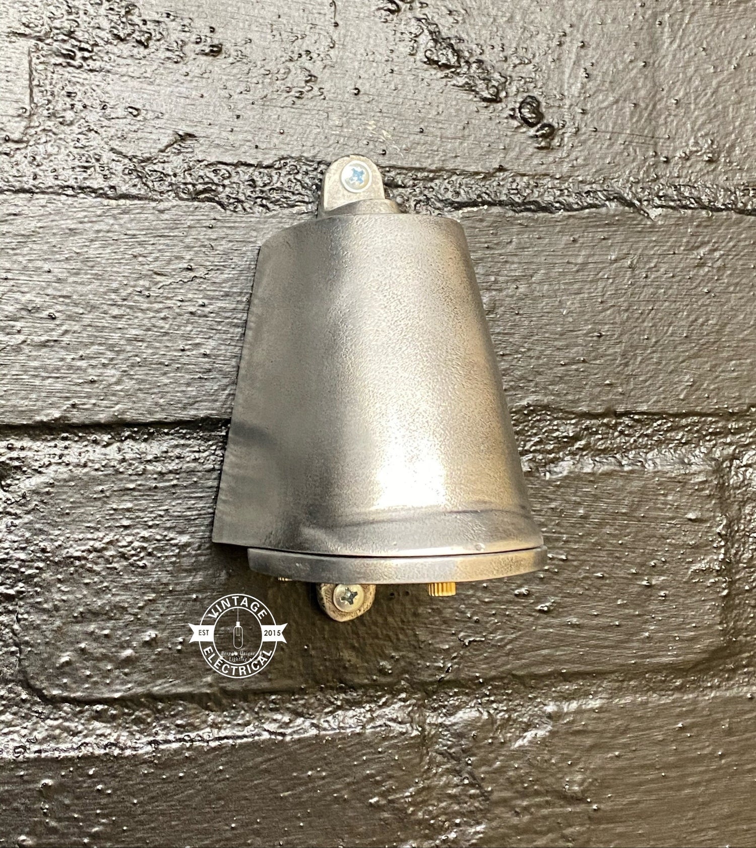 Holt ~ Outdoor & Bathroom Mast Down Light Cast Pewter | 5 Inch