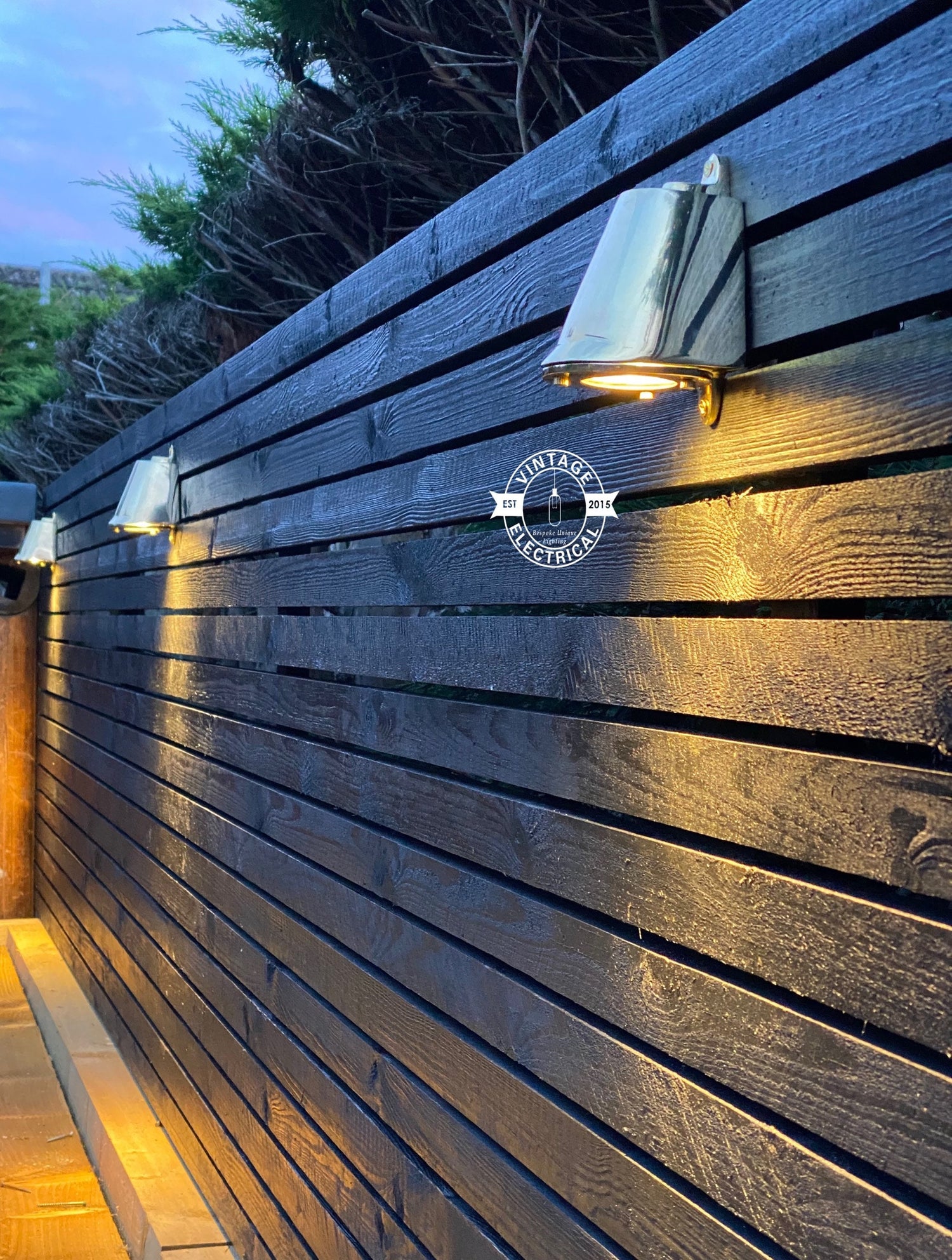 Holt ~ Outdoor & Bathroom Mast Down Wall Light LED Solid Brass | 5 Inch