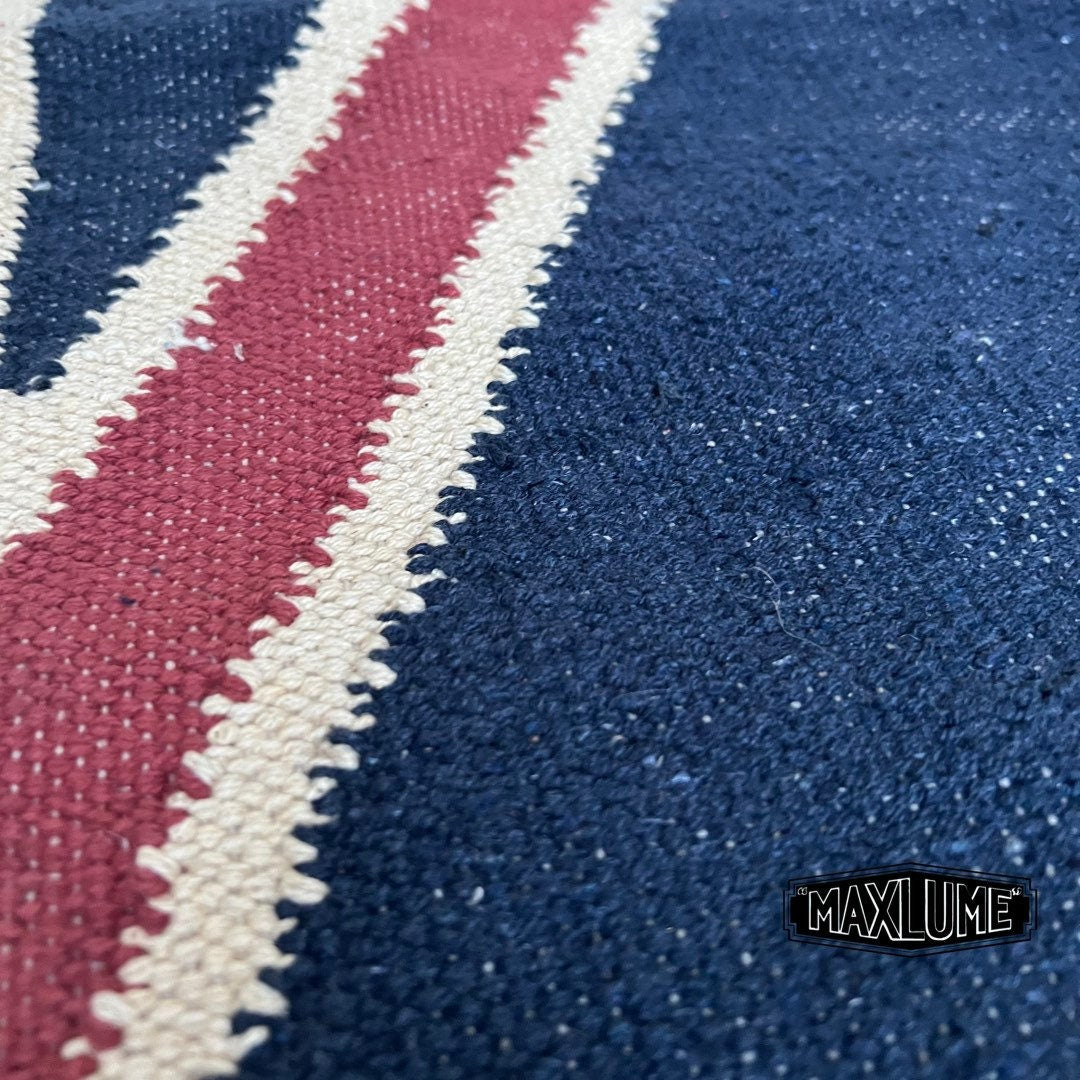 Hand knotted Reversible British Union Jack Jubilee Rug