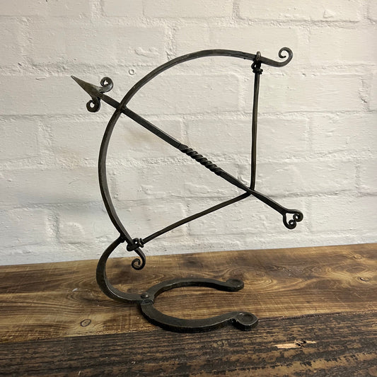 Armillary Arrow Solid Wrought Iron Sculpture