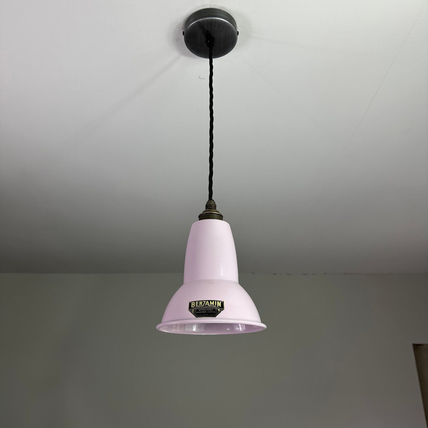 Alby ~ Rose Pink Shade Pendant Set Light ~ 6 Inch