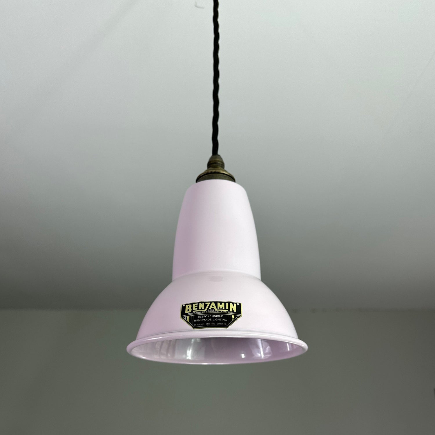Alby ~ Rose Pink Shade Pendant Set Light ~ 6 Inch