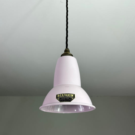 Alby ~ Rose Pink Shade Pendant Set Light ~ 6 Inch