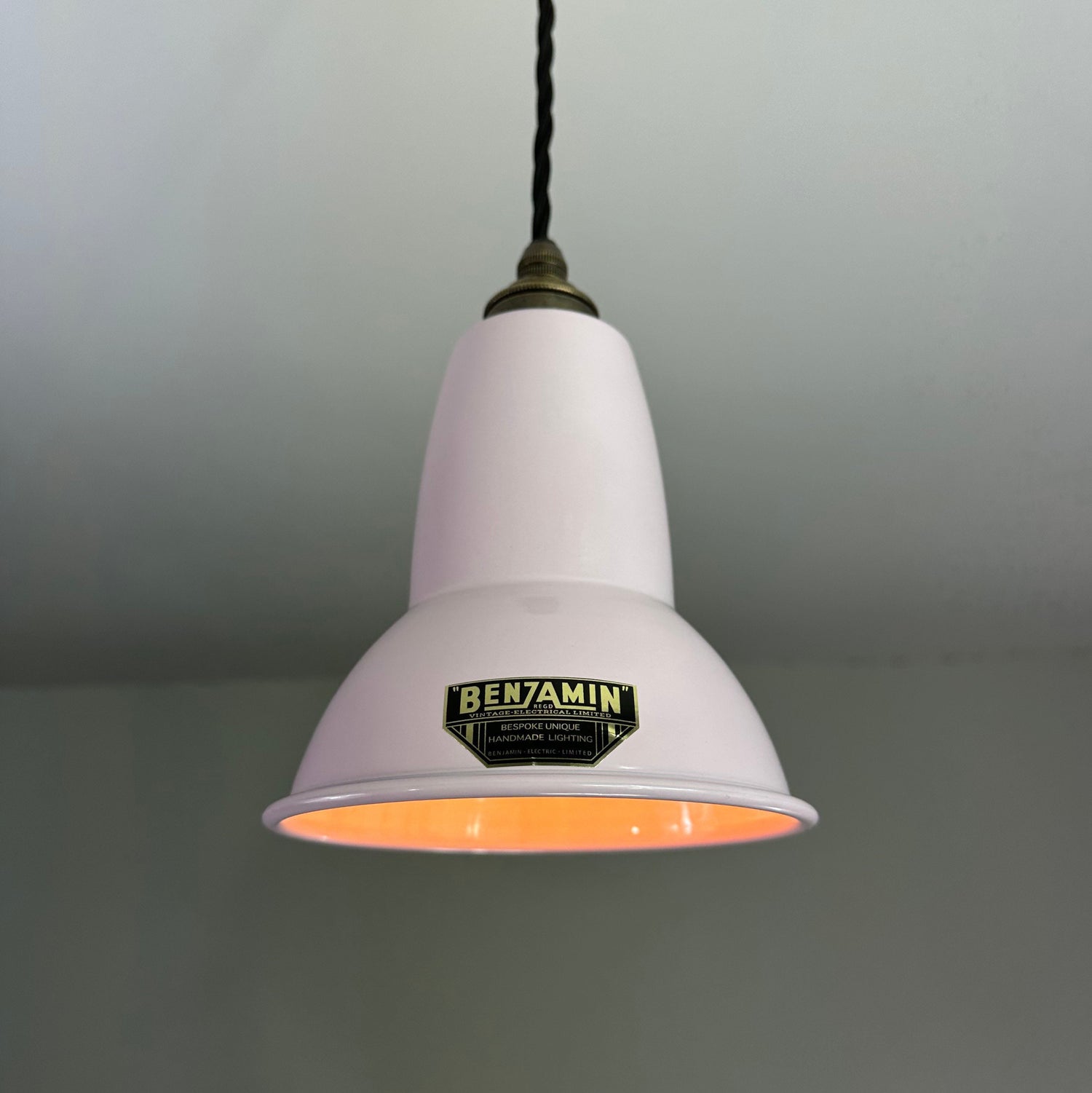 Alby ~ Rose Pink Shade Pendant Set Light ~ 6 Inch