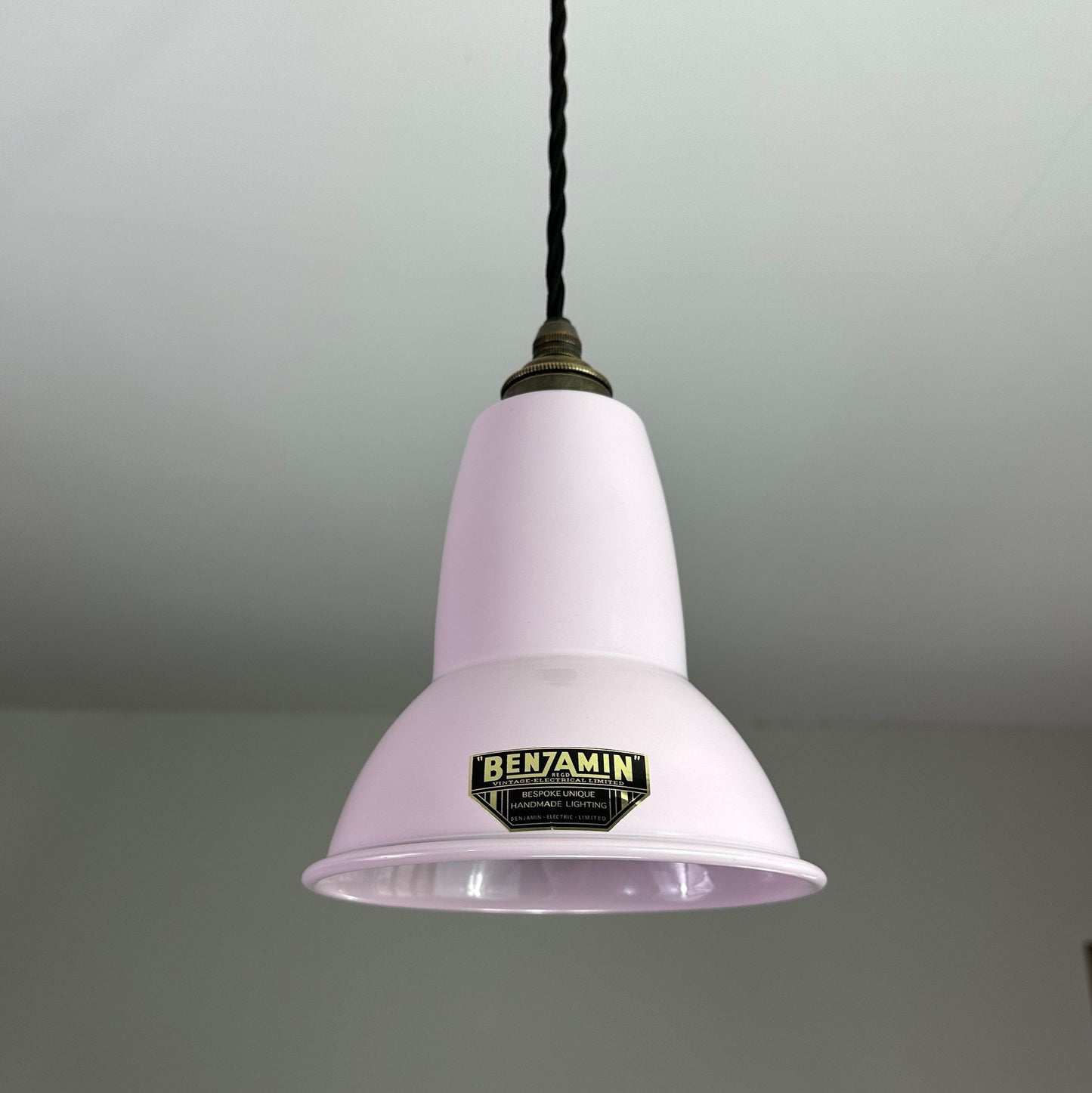 Alby ~ Rose Pink Shade Pendant Set Light ~ 6 Inch