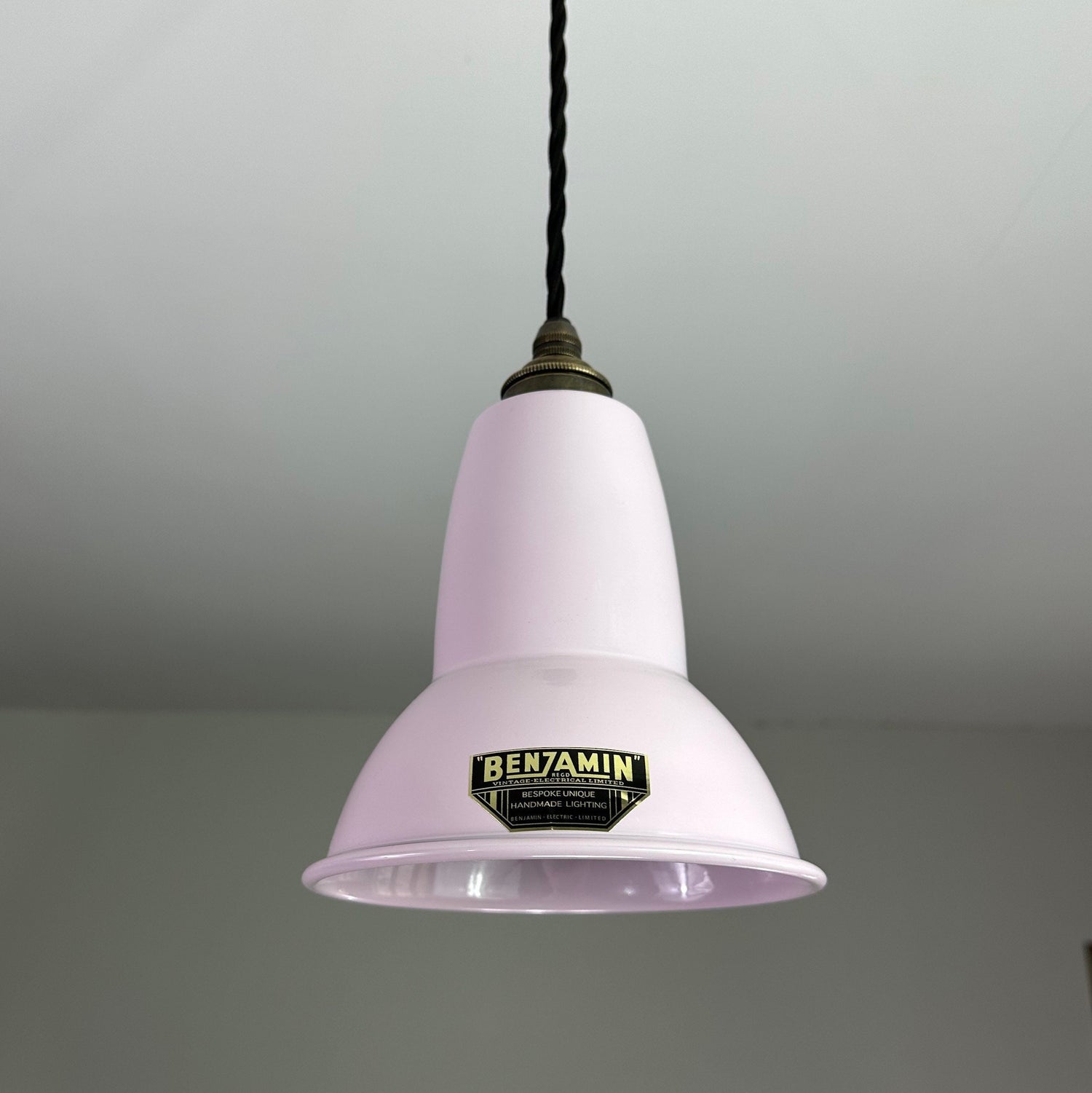 Alby ~ Rose Pink Shade Pendant Set Light ~ 6 Inch
