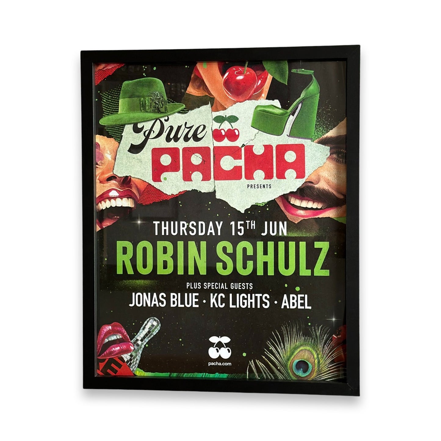 Robin Schulz ~ Genuine Pacha Ibiza Framed Dj Artwork | A3 Luxury Black Frame