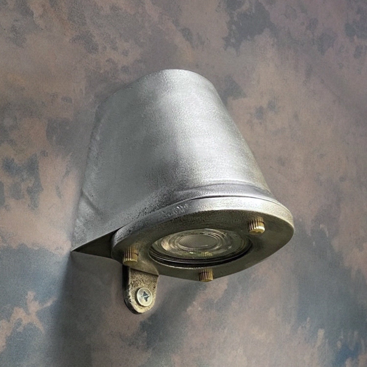 Holt ~ Outdoor & Bathroom Mast Down Light Cast Pewter | 5 Inch