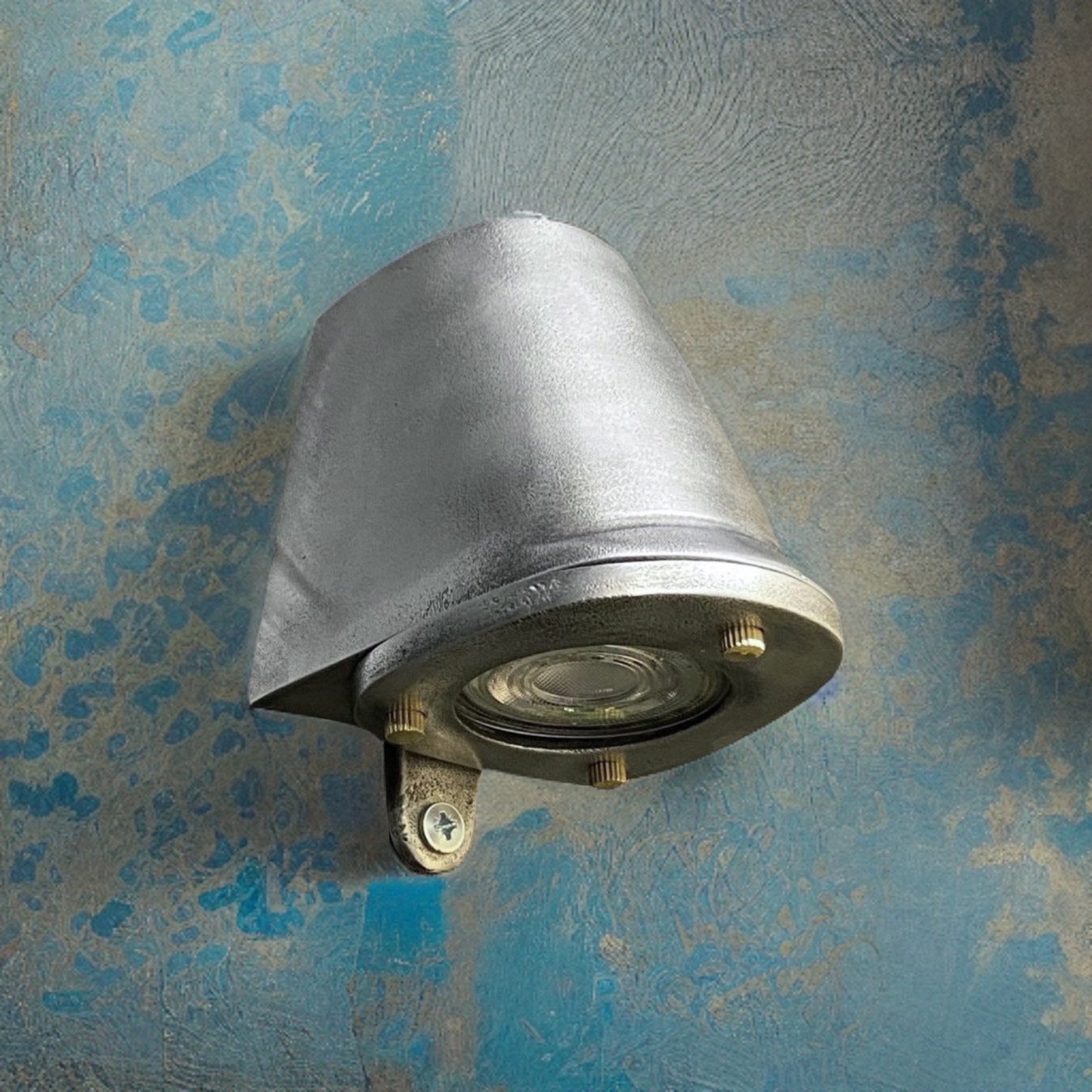 Holt ~ Outdoor & Bathroom Mast Down Light Cast Pewter | 5 Inch