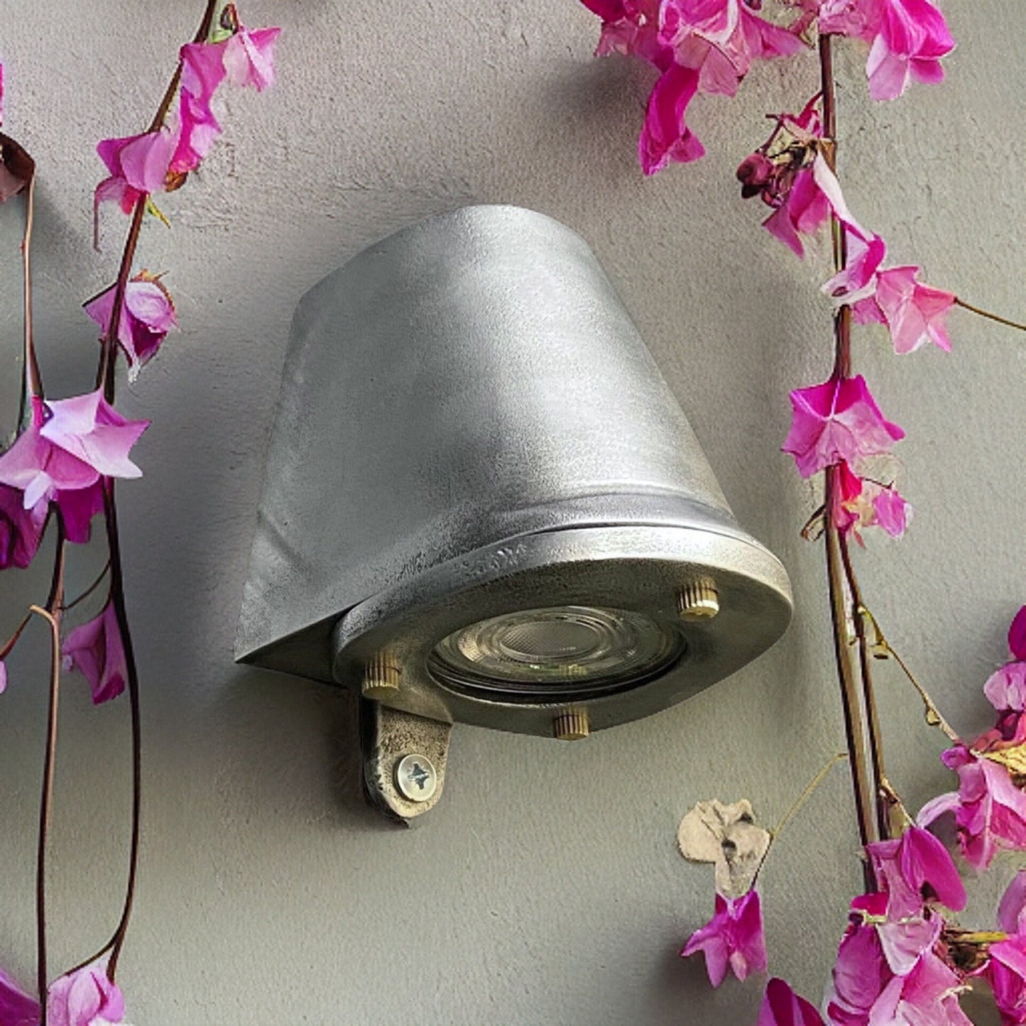 Holt ~ Outdoor & Bathroom Mast Down Light Cast Pewter | 5 Inch