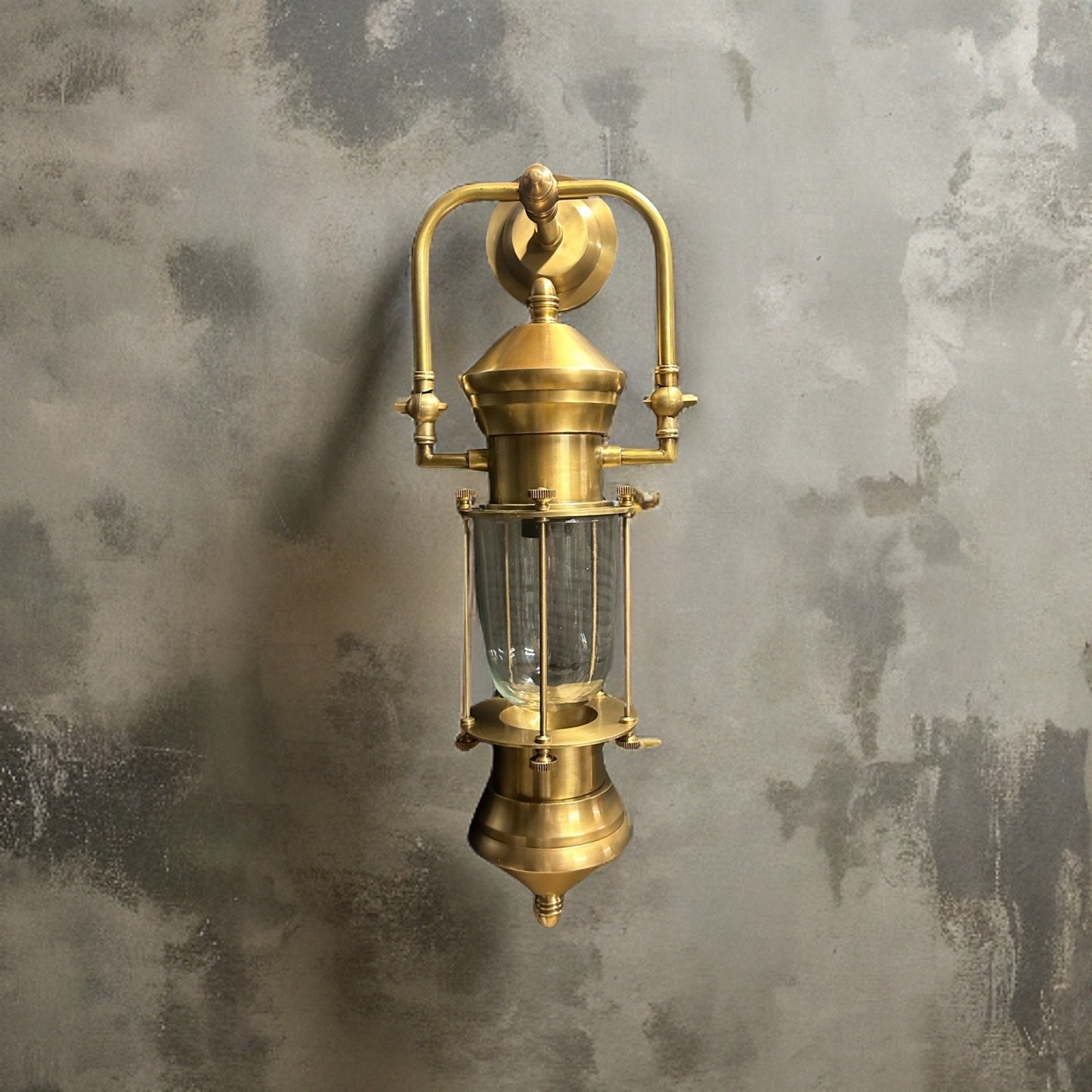 Bacton ~ Bulkhead Outdoor & Bathroom Sconce Wall Light Solid Brass | 24 Inch