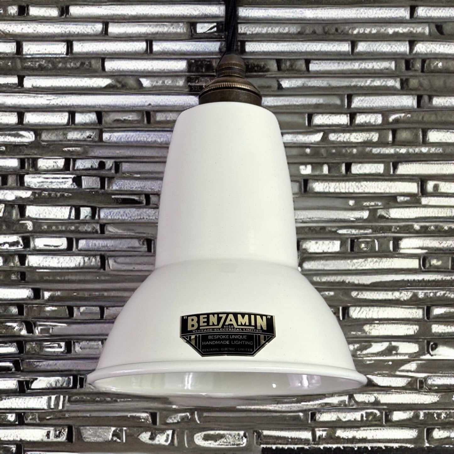 Alby ~ Linen White Shade Pendant Set Light ~ 6 Inch