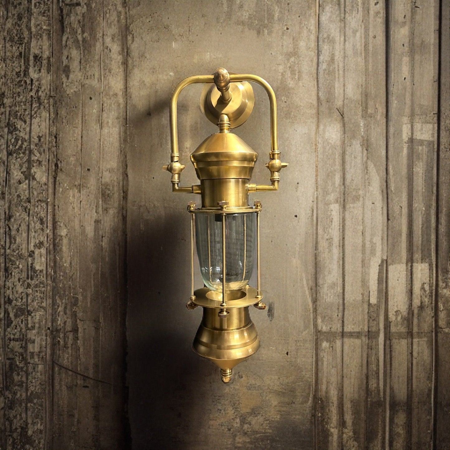 Bacton ~ Bulkhead Outdoor & Bathroom Sconce Wall Light Solid Brass | 24 Inch