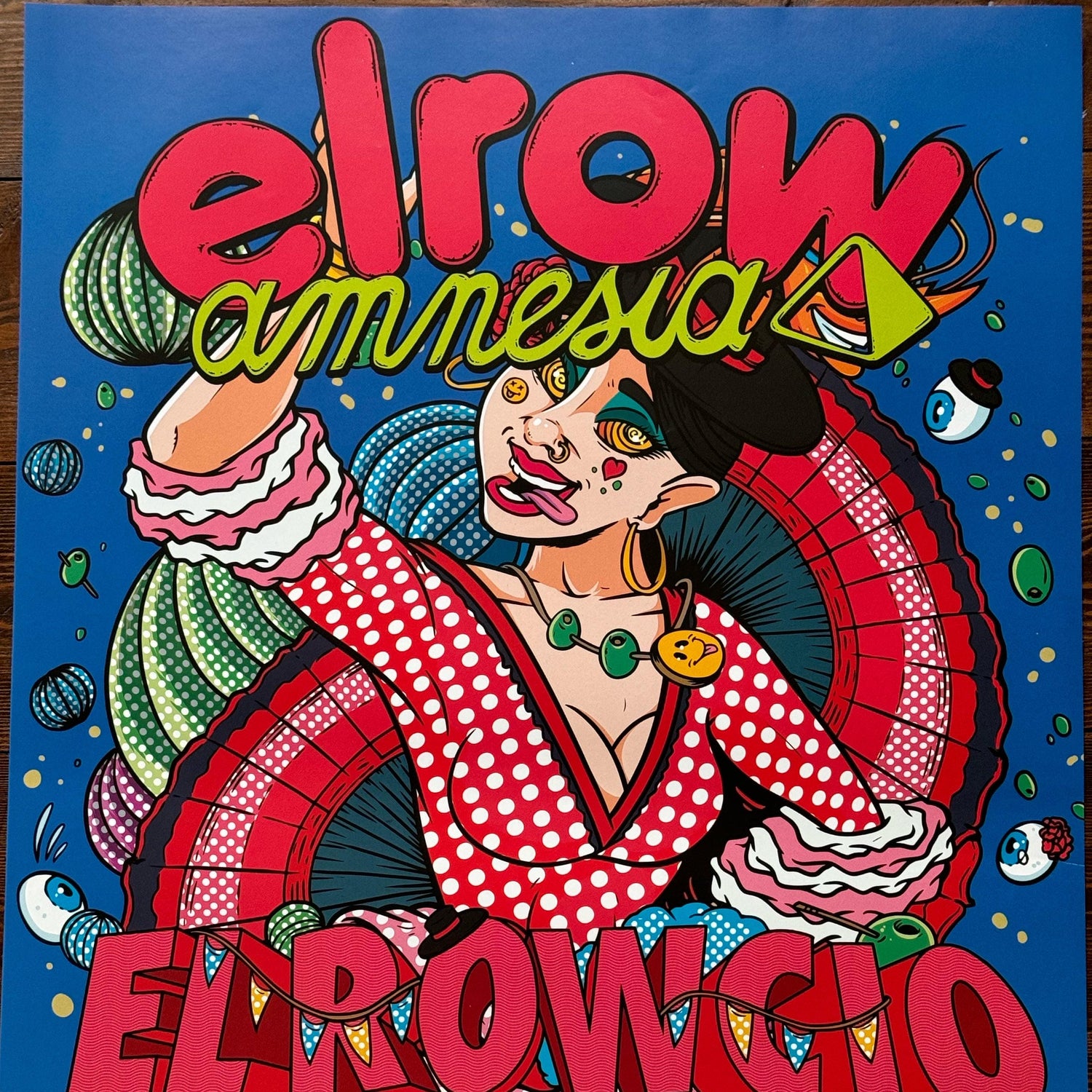 Elrow ~ Amnesia Ibiza Framed Dj Artwork | Luxury Black Frame