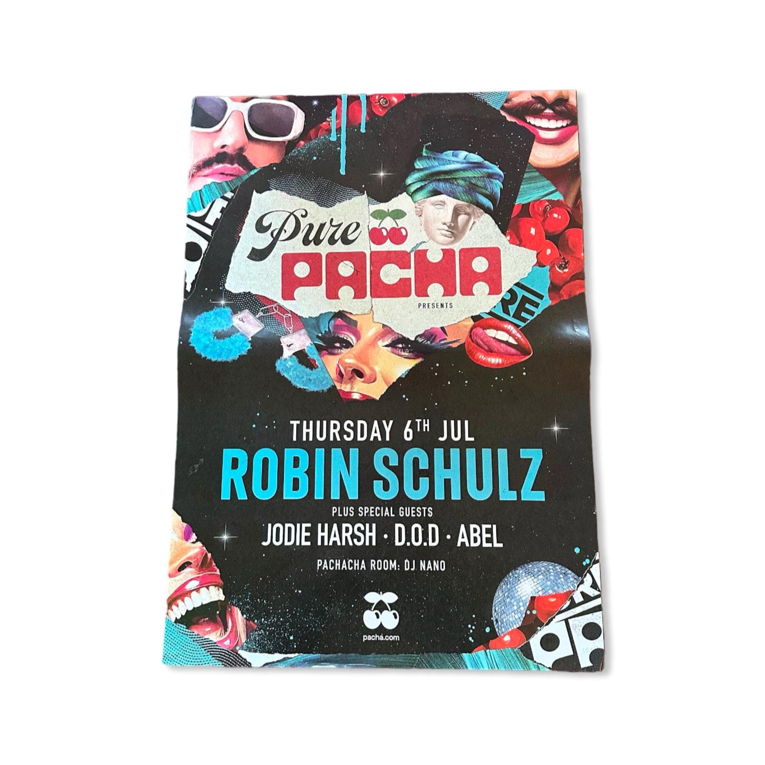 Robin Schulz ~ Genuine Official Pacha Ibiza Framed Dj Artwork Travel Wall Art Poster | Luxury Black Frame