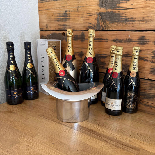 Top Hat ~ Solid Cast Champagne Ice Bucket | Wine Cooler Bath