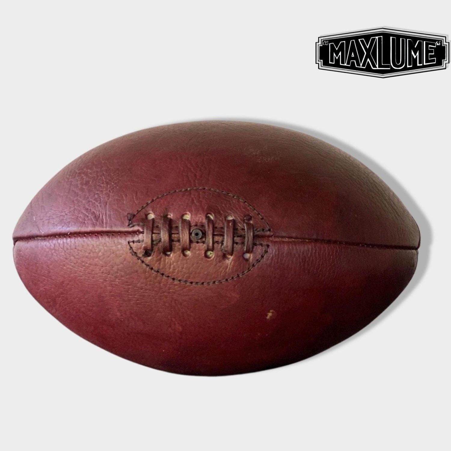 Genuine Leather Vintage Brown Rugby Ball | Retro Birthday Gift idea