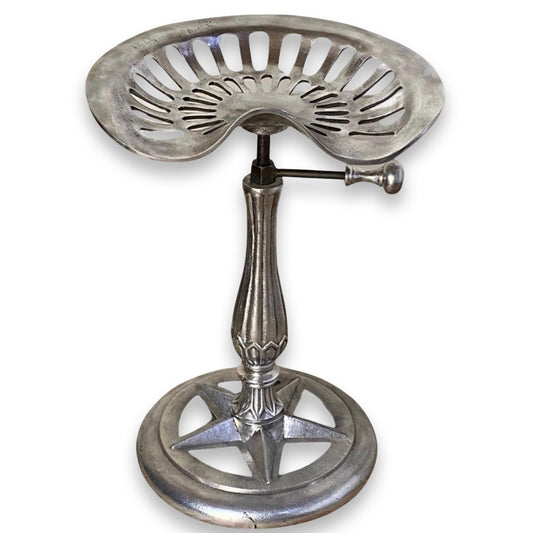 Tractor Seat Industrial Solid Bar Stool | Vintage Style | Solid Cast Metal | Floor Standing