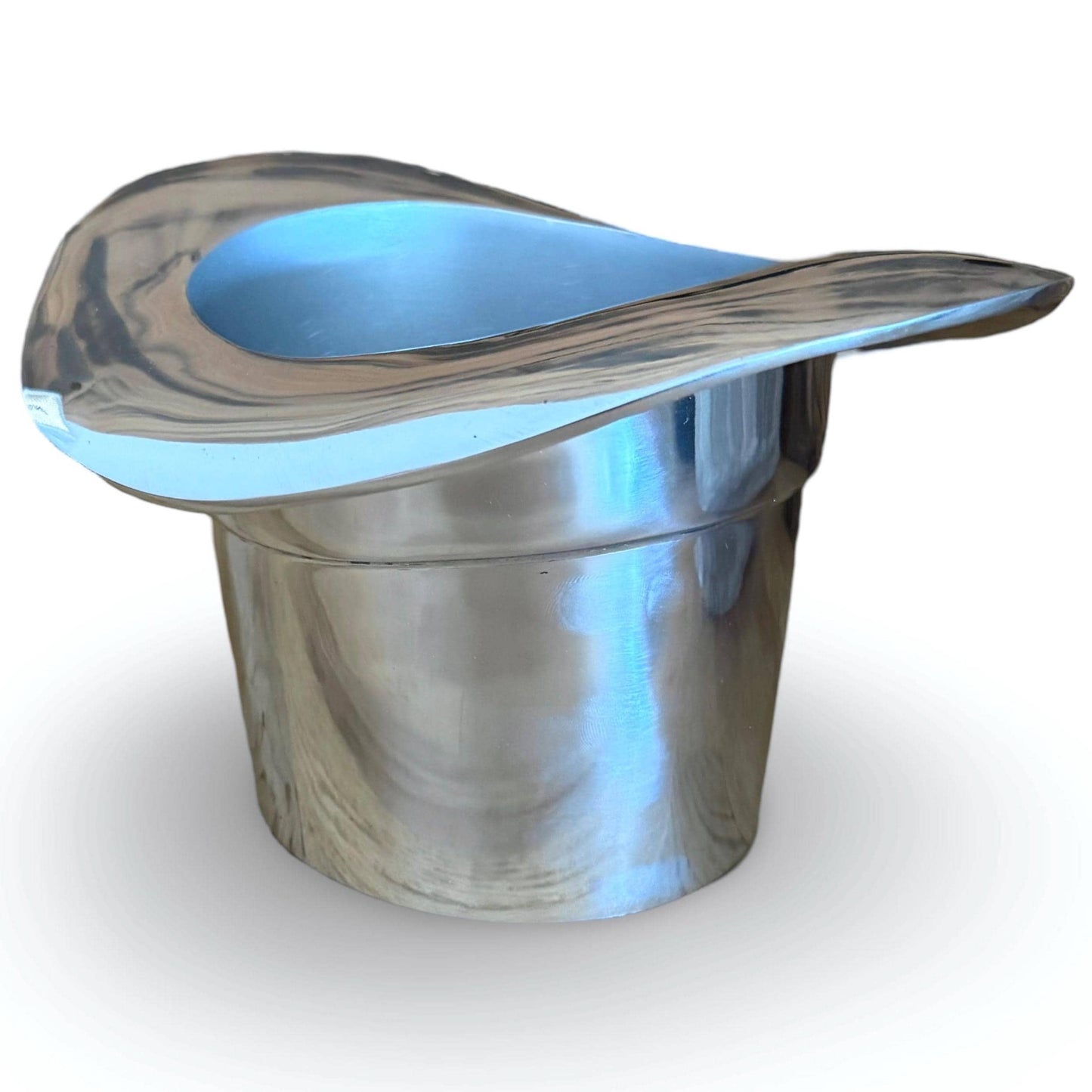 Top Hat ~ Solid Cast Champagne Ice Bucket | Wine Cooler Bath