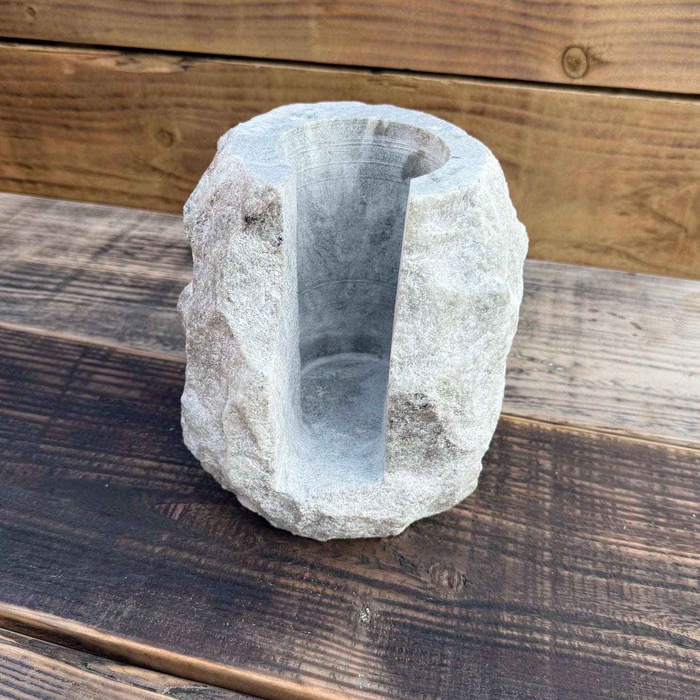 Marble Stone Solid Handcrafted Wine Bottle Holder