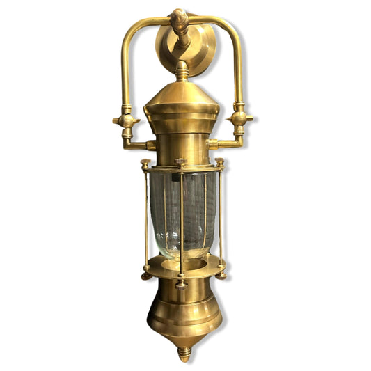 Bacton ~ Bulkhead Outdoor & Bathroom Sconce Wall Light Solid Brass | 24 Inch