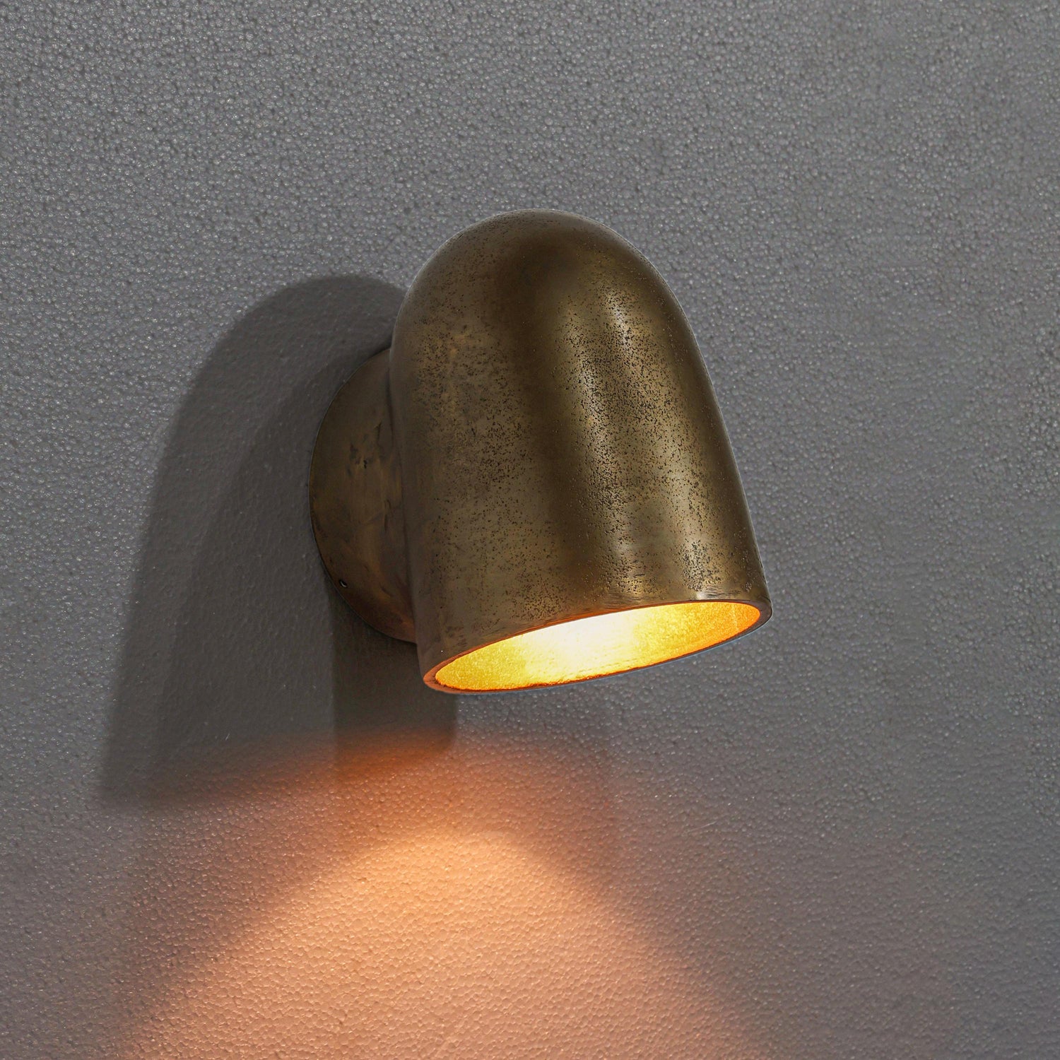 Hopton ~ Mast Down Light Solid Cast Antique Brass