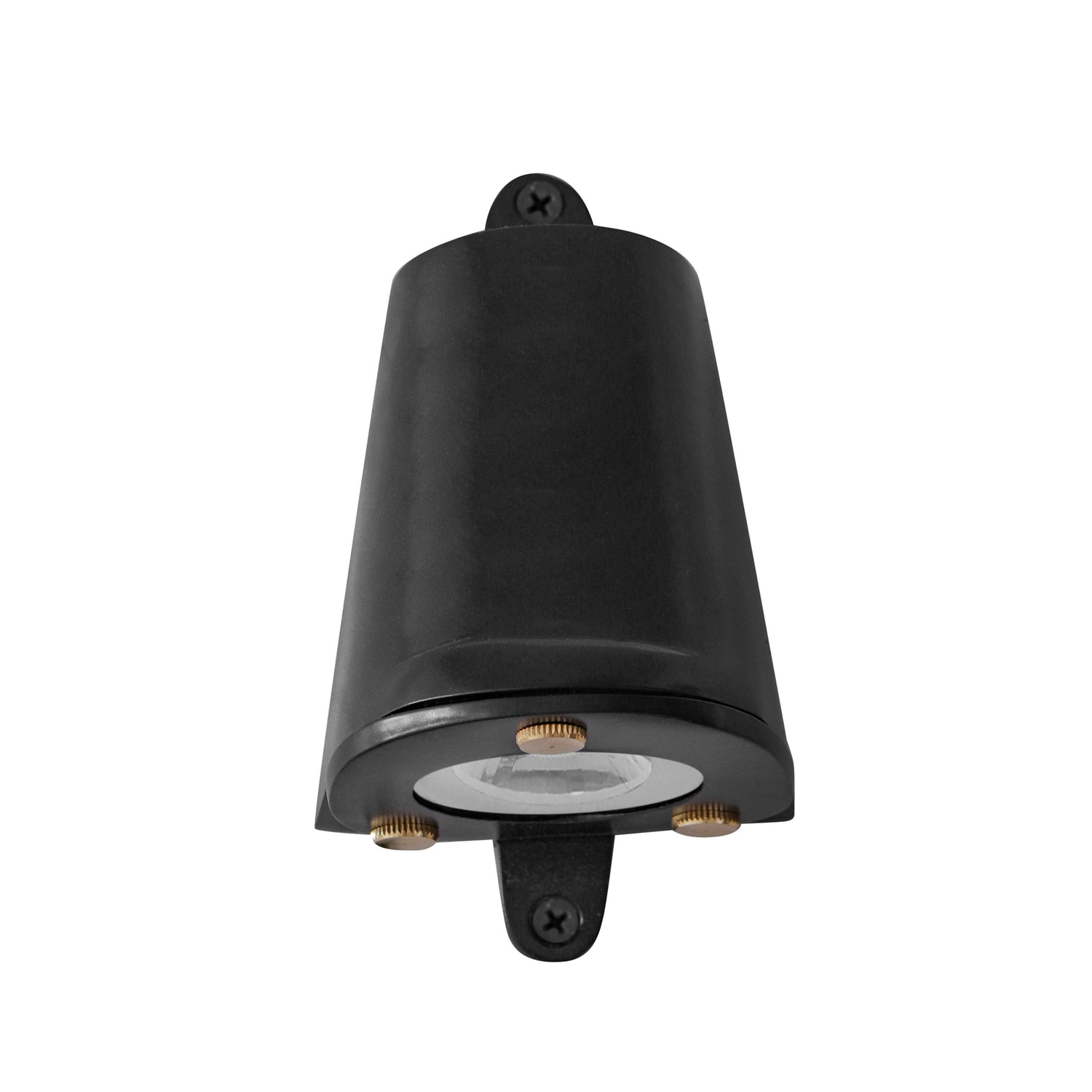 Holt ~ Matt Black Outdoor & Bathroom Mast Down Light Cast | 5 Inch