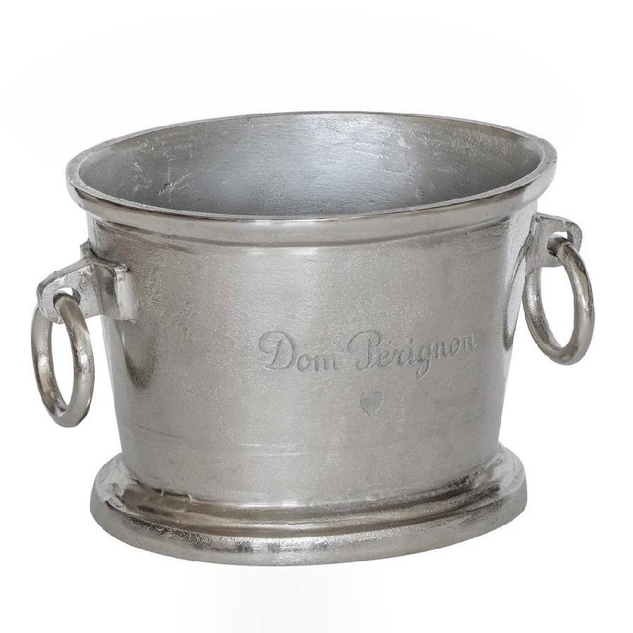Dom Perignon Great Gatsby ~ Solid Cast Engraved Champagne Large Ice Bucket | Wine Cooler Bath