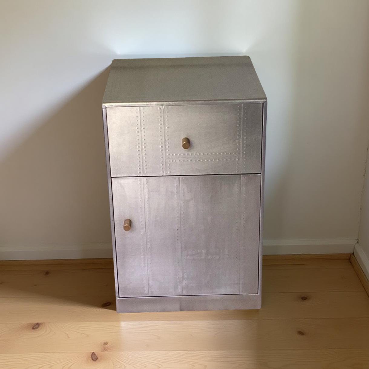 NEW ~ Spitfire 1 Drawer & Cupboard Aviator Side Table Aviation Bedside Blackhawk Fighter Limited Edition by Maxlume