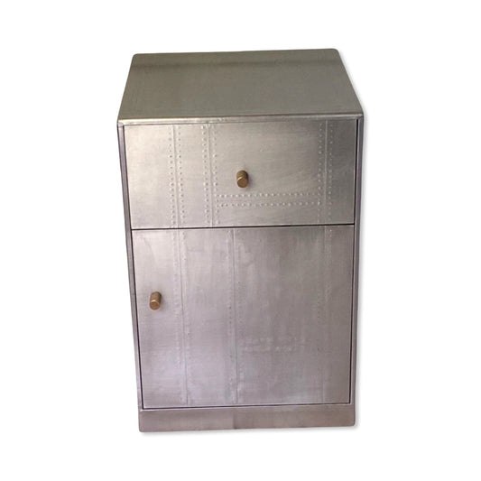 NEW ~ Spitfire 1 Drawer & Cupboard Aviator Side Table Aviation Bedside Blackhawk Fighter Limited Edition by Maxlume