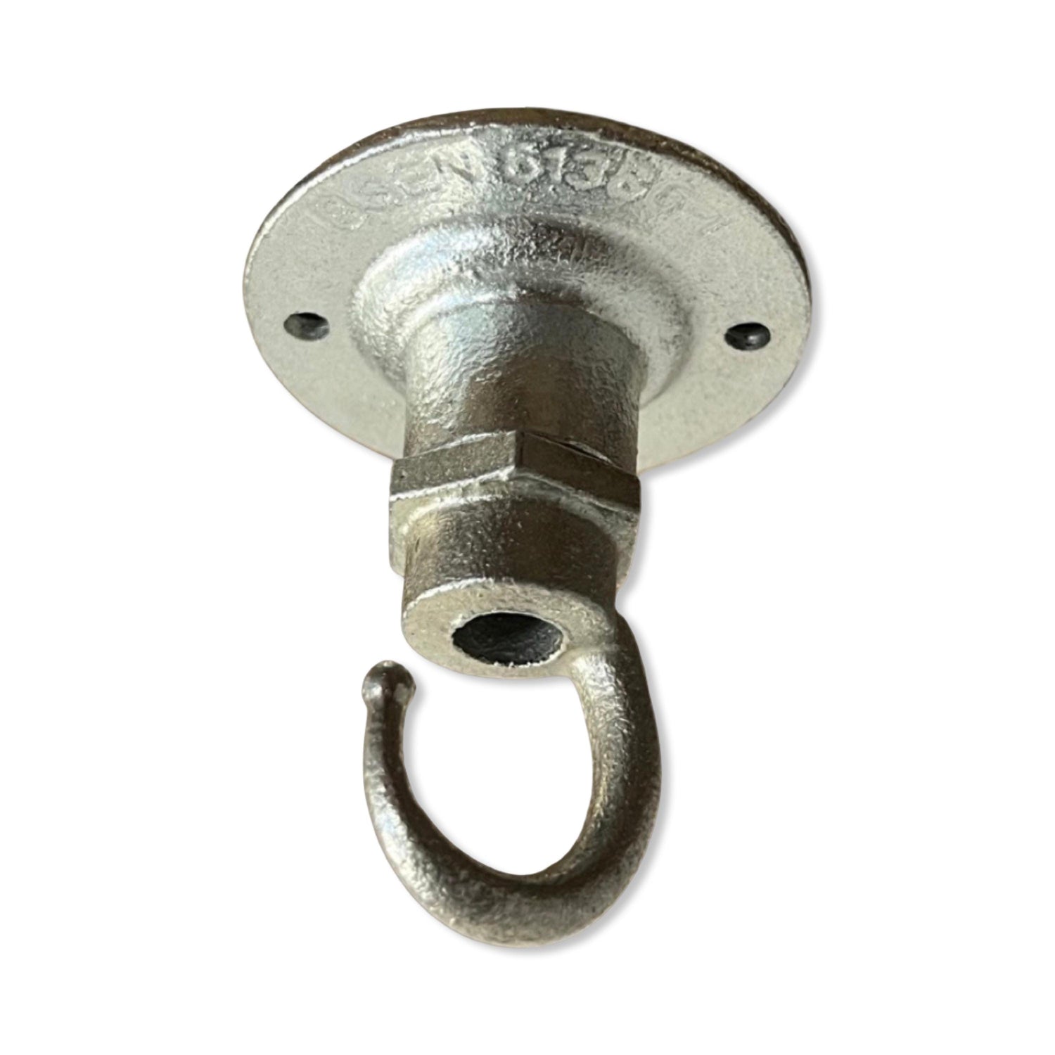 Holkham ~ Solid Industrial Hook | Ceiling Hanging Light | Galvanised Metal | Plant Hanger