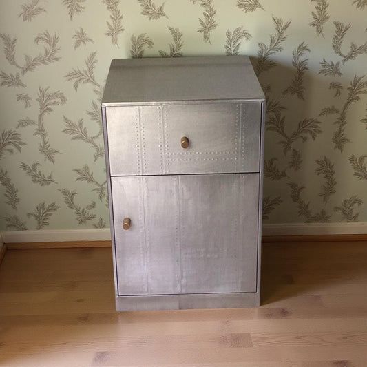 NEW ~ Spitfire 1 Drawer & Cupboard Aviator Side Table Aviation Bedside Blackhawk Fighter Limited Edition by Maxlume